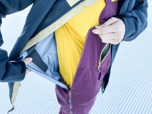 The drop seat of the Hemispheres Bib.