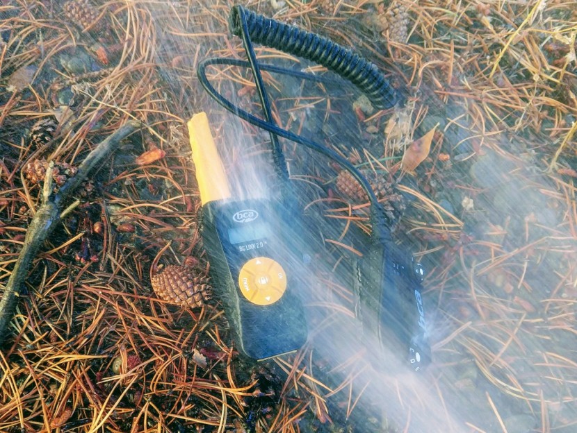 the bca link is rated to take a spray of water and keep on talking...