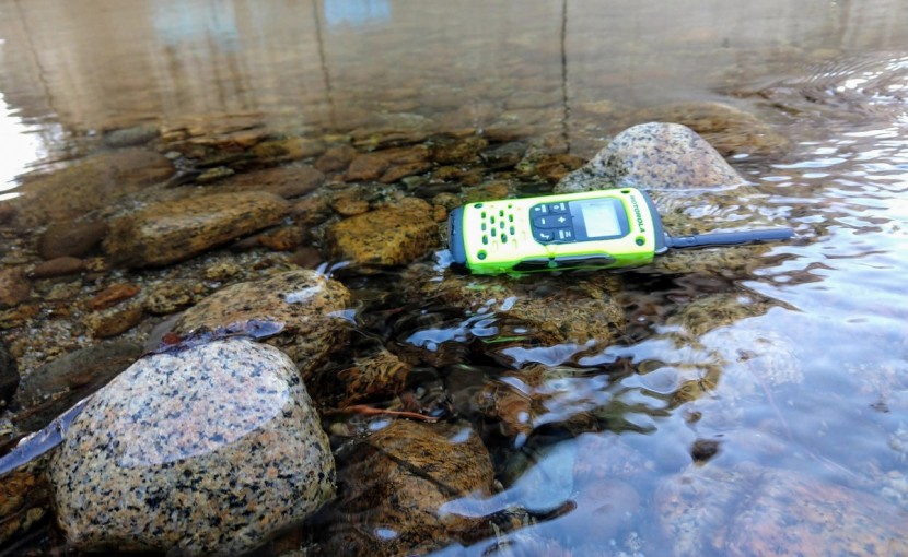 the motorolla t600 is rated ip 67, which makes it waterproof up to 1...