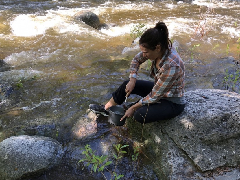 primus primetech 2.3l pot set - we clean out the pot in a local running river. this doesn&#039;t take too...