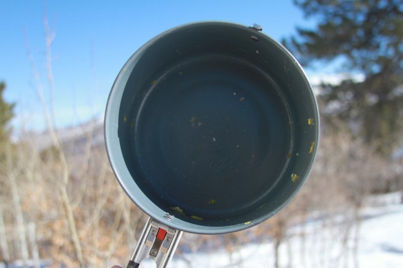 camping cookware - a look at the results of one of our egg tests. this pot does...