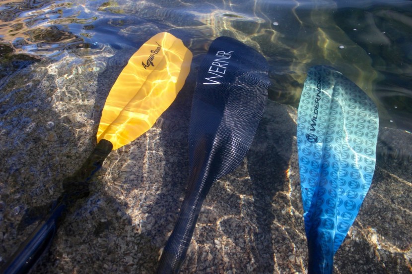kayak paddle - depending on what your paddle blades are made of you may want to be...