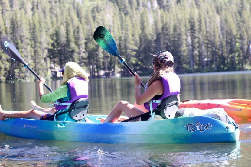 kayak - the perception tribe series boats are remarkably stable thanks to...
