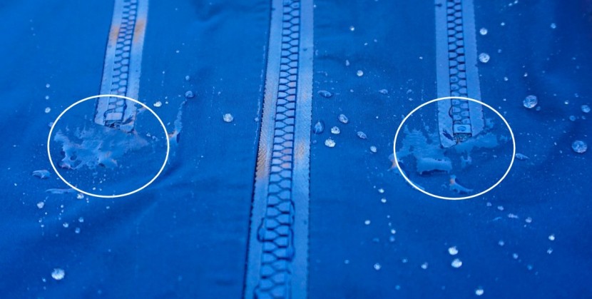 rab latok - there are tiny holes at the base of the latok&#039;s chest pockets that...