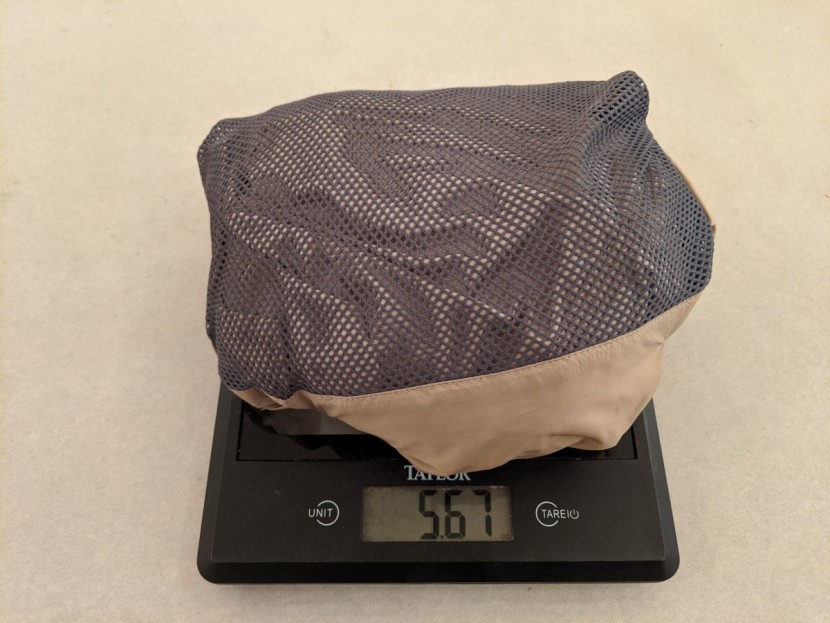 columbia flashback - folded in on itself, this jacket packs up just fine, but could be a...