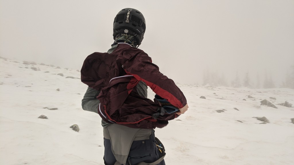 wind breaker jacket - sometimes, it takes standing in the middle of a snowstorm on the top...