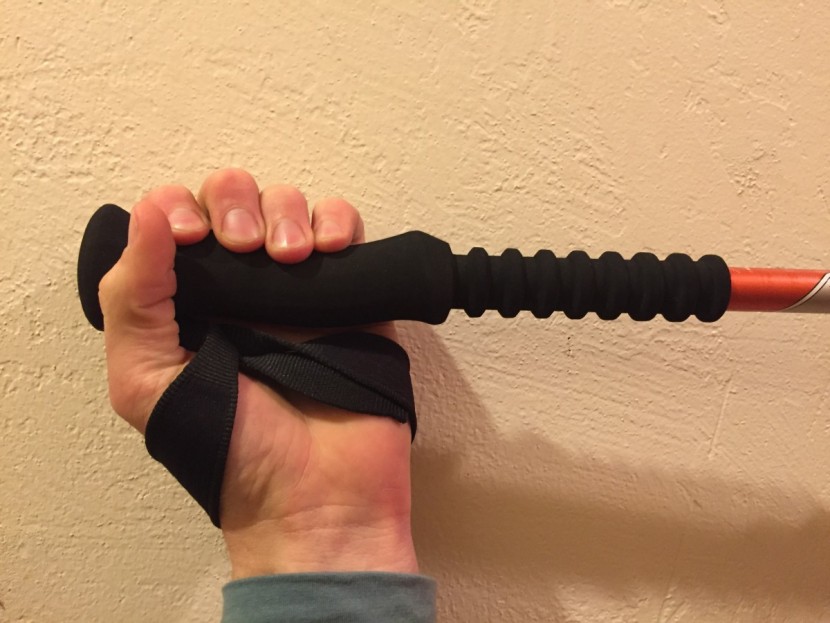 komperdell explorer contour powerlock - the komperdell&#039;s foam grips are too thick for small hands to grasp...