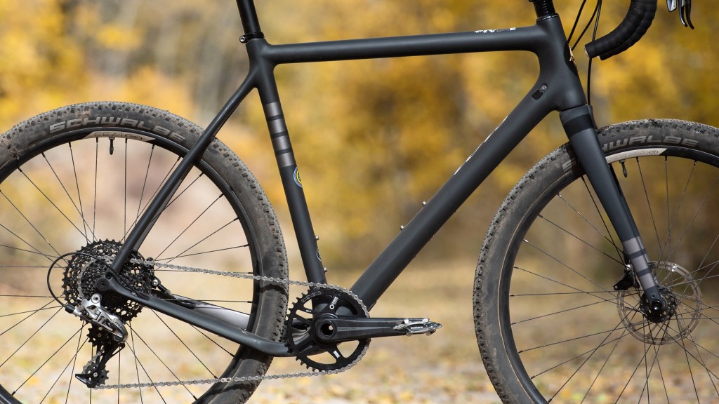 gravel bike - the ibis hakka mx has a very lightweight and stiff carbon frame.