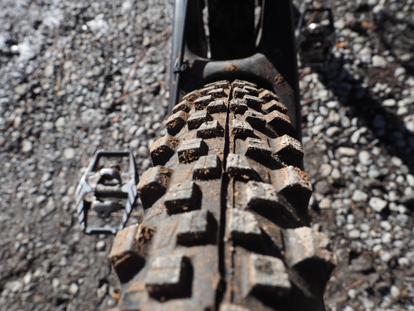 michelin wild enduro rear 2.4 - this isn&#039;t a particularly fast-rolling rear tire.