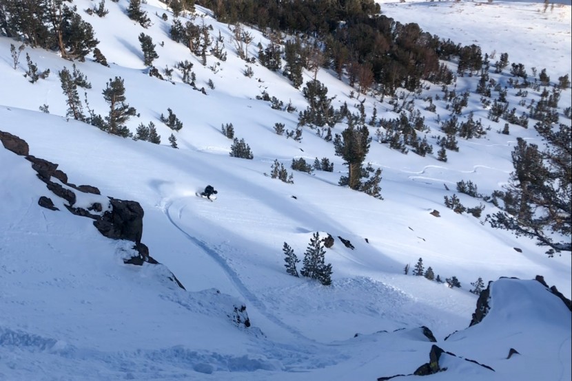 jones frontier splitboard - opening it up allows the frontier to plane well and float with ease.