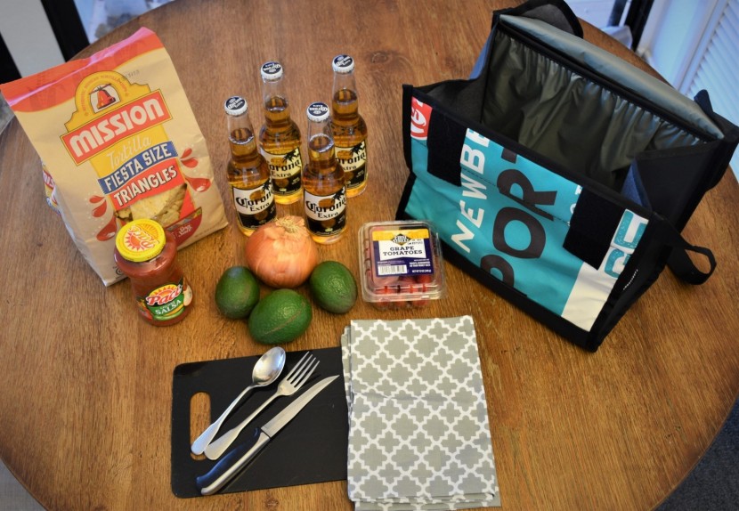 we were easily able to fit all these fixings for a beach picnic...