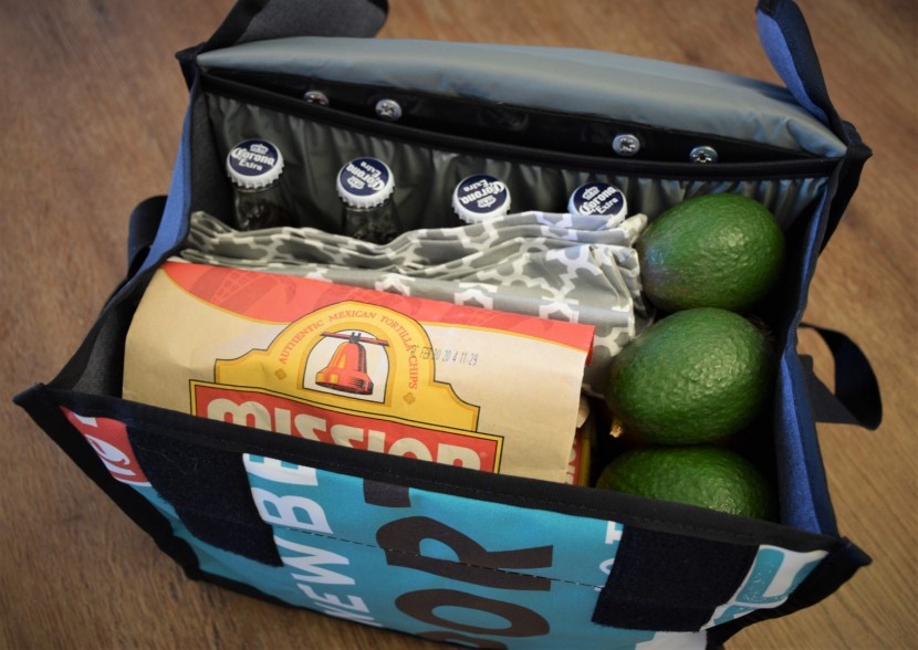 we were easily able to fit all these fixings for a beach picnic...