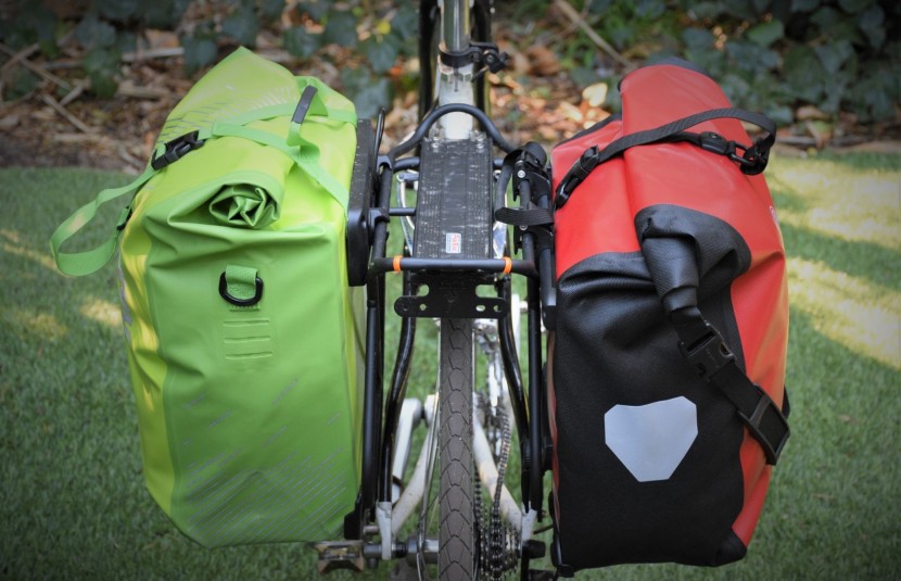 bike panniers - touring style bike panniers typically have large storage volumes...