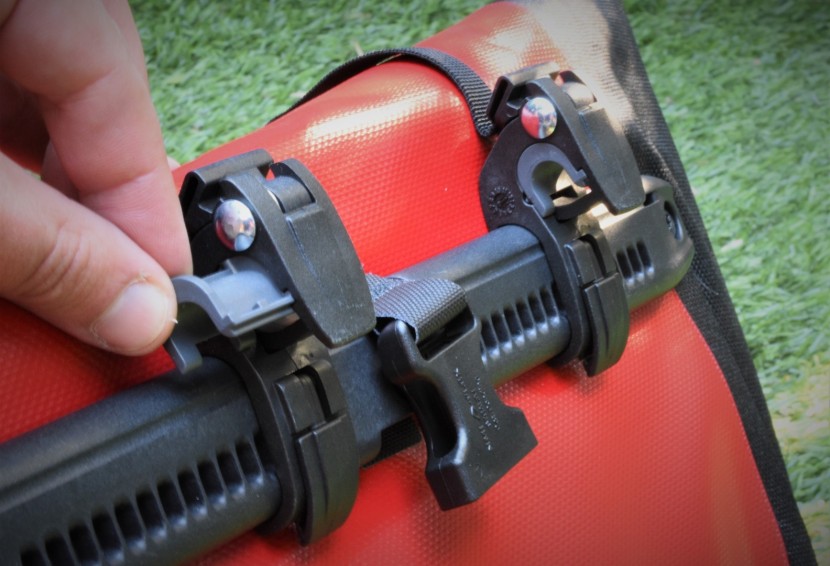 ortlieb back roller classic - the various sizes of additional adaptor clips that are included help...