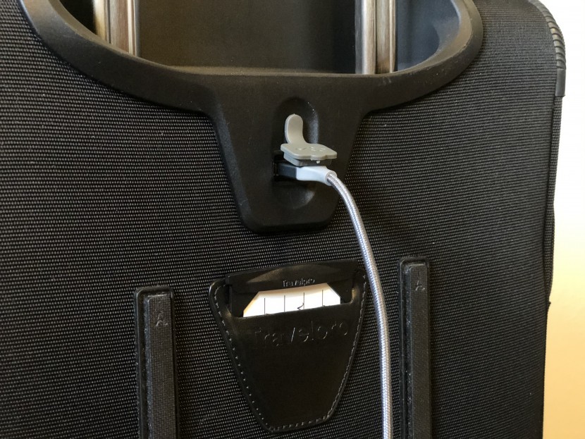 travelpro crew 11 21&quot; expandable spinner suiter - with your portable battery pack in the dedicated side pocket, you...