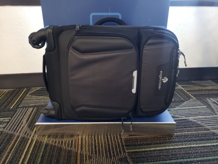 eagle creek tarmac awd carry-on - the tarmac easily fits within carry-on guidelines.