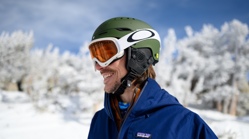 ski helmet - style is unique to you. if you like it, rock it.