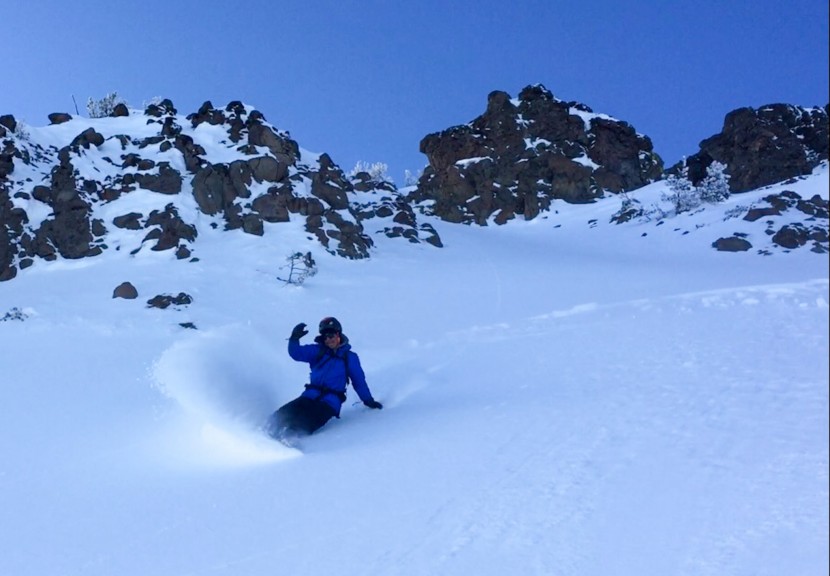 splitboard - the easy turning nature of the venture storm makes it user-friendly...