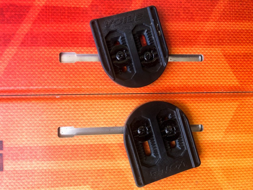 splitboard bindings - the slider channel makes stances adjustments easy and quick.