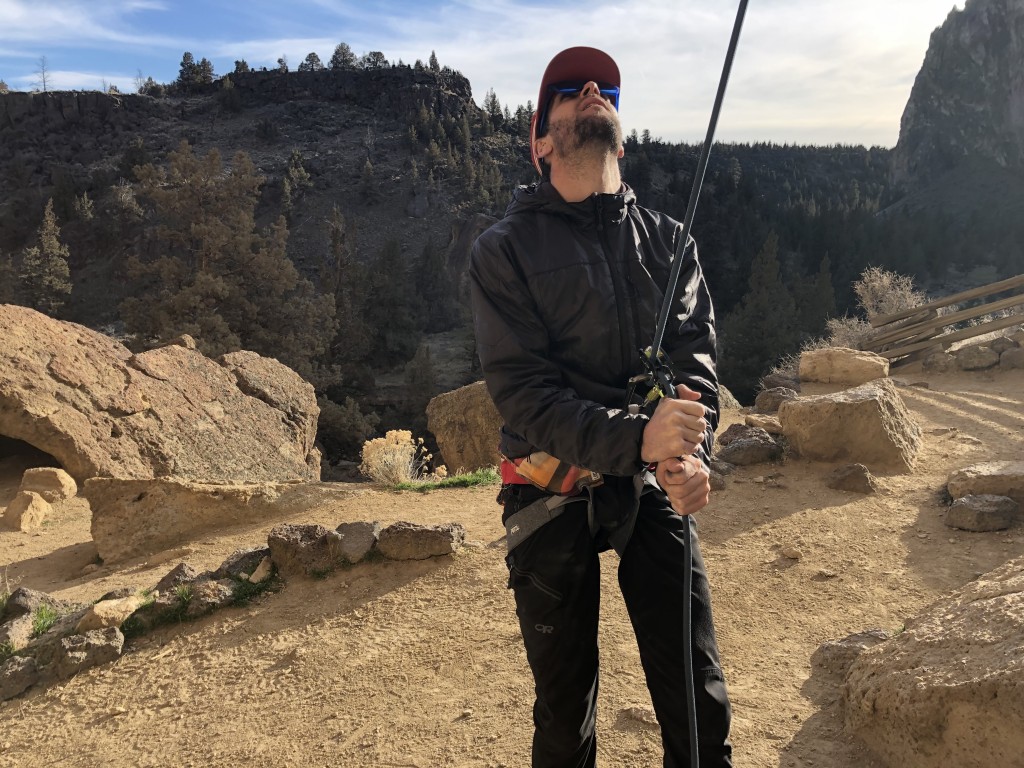 edelrid giga jul - the catch and bit provided by the giga jul in assisted braking mode...