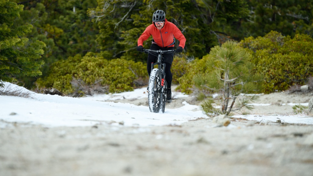 fat bike - it's nice to have some pretty low gears for grinding uphill through...