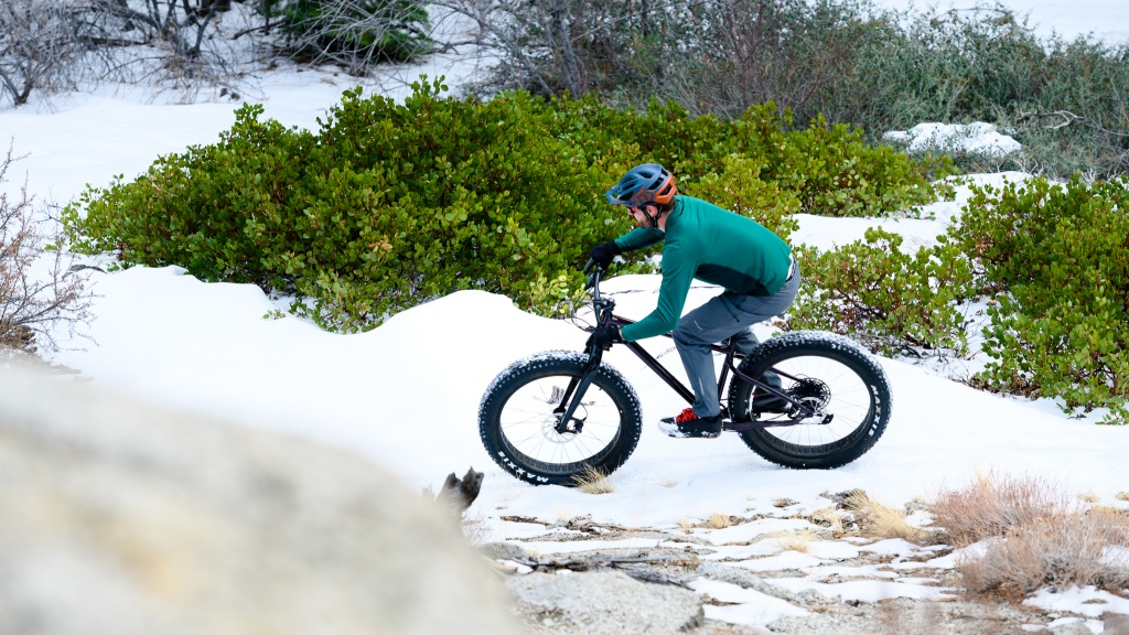fat bike - big 'ol "fat" tires are the namesake of fat bikes.