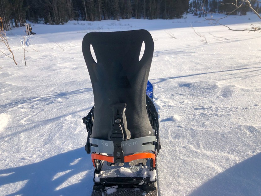 splitboard bindings - the highback of the prime nomad offers plenty of response for any...