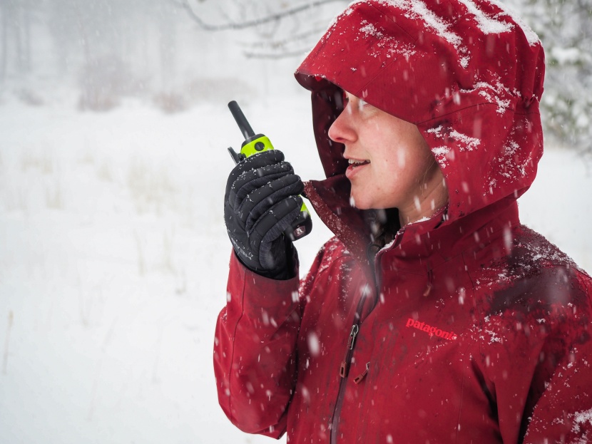 walkie talkies - the t600 had good range in a clear straight line but stumbled a bit...