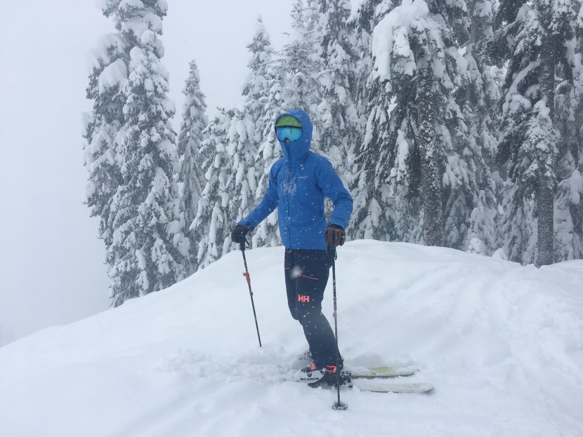 hardshell jacket womens - all sealed up and ready for action in the norrona trollveggen...