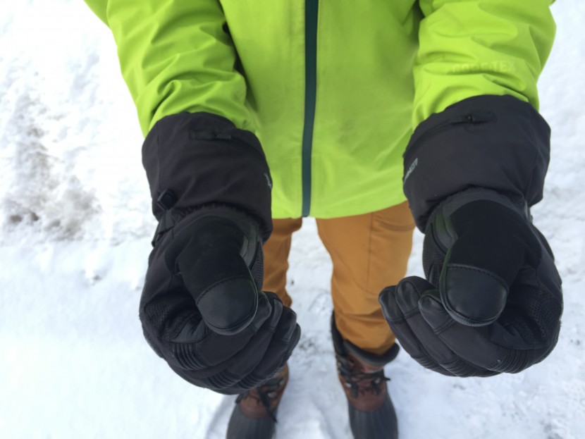 outdoor research capstone heated sensor - the capstone is bulky with insulation, a heating element, and 2...