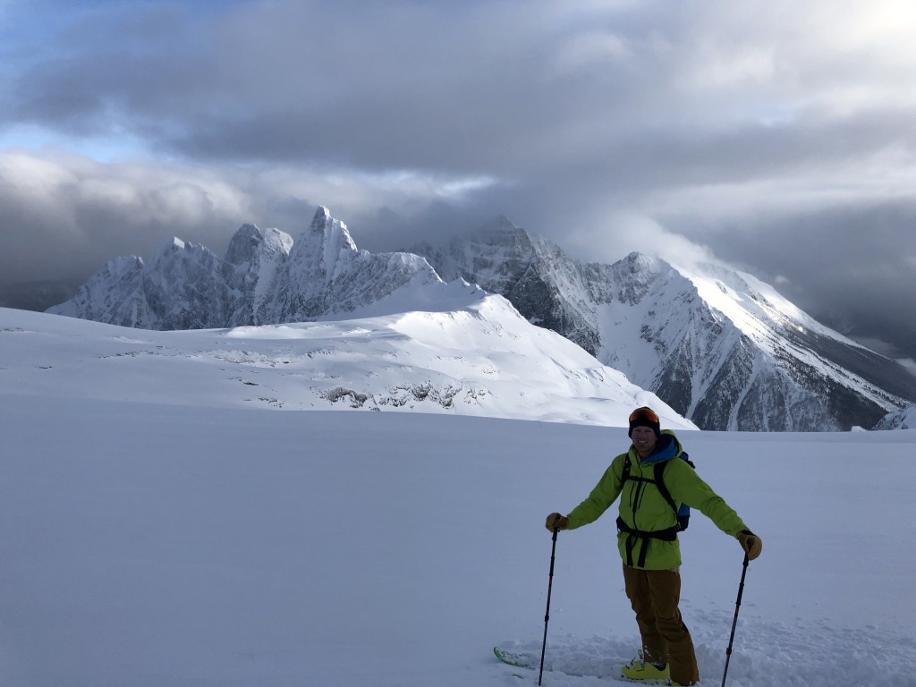 rei co-op guide insulated - on a backcountry ski tour high in the selkirk mountains of british...