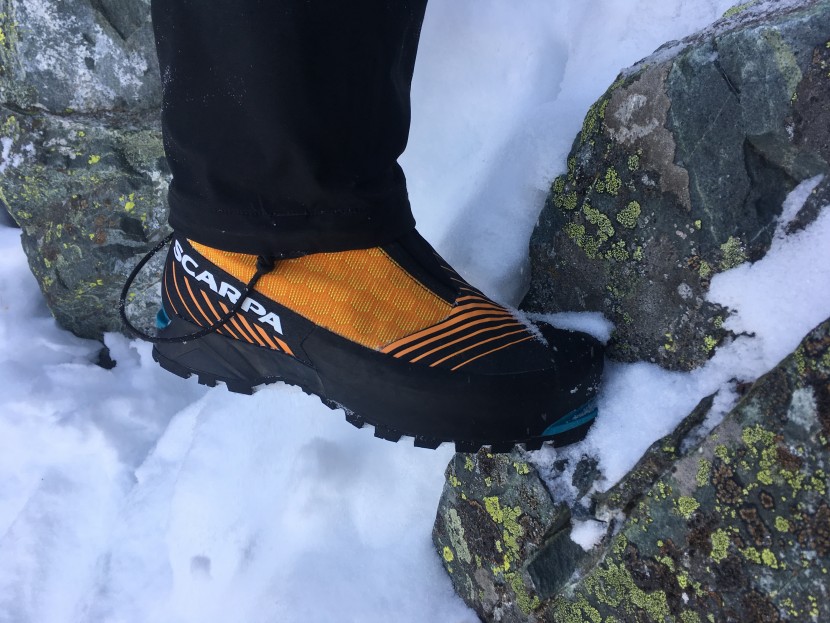 scarpa phantom tech - for bare booted rock climbing it wasn&#039;t our favorite, but it got the...