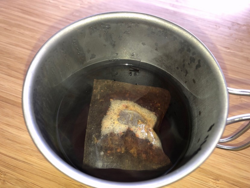 snow peak trek 700 titanium - we take the lid off and wait for our tea to cool. this typically...