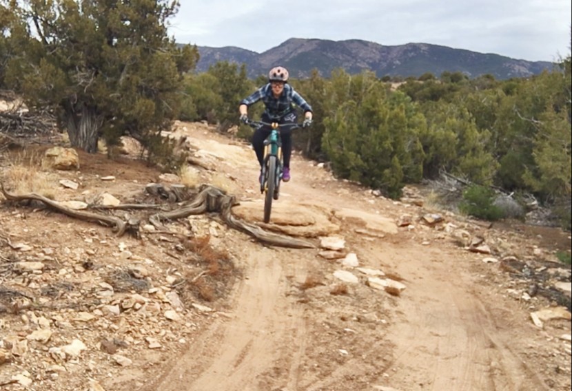 bontrager foray for women - we found the shoe to absorb the trail fairly well, such as impacts...