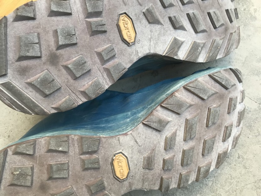 arc'teryx aerios fl gtx - the tread on these shoes is good for most trail conditions a hiking...