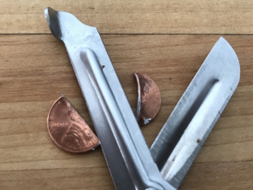 mymedic myfak - mymedic says you can cut through a penny with their shears. so we...