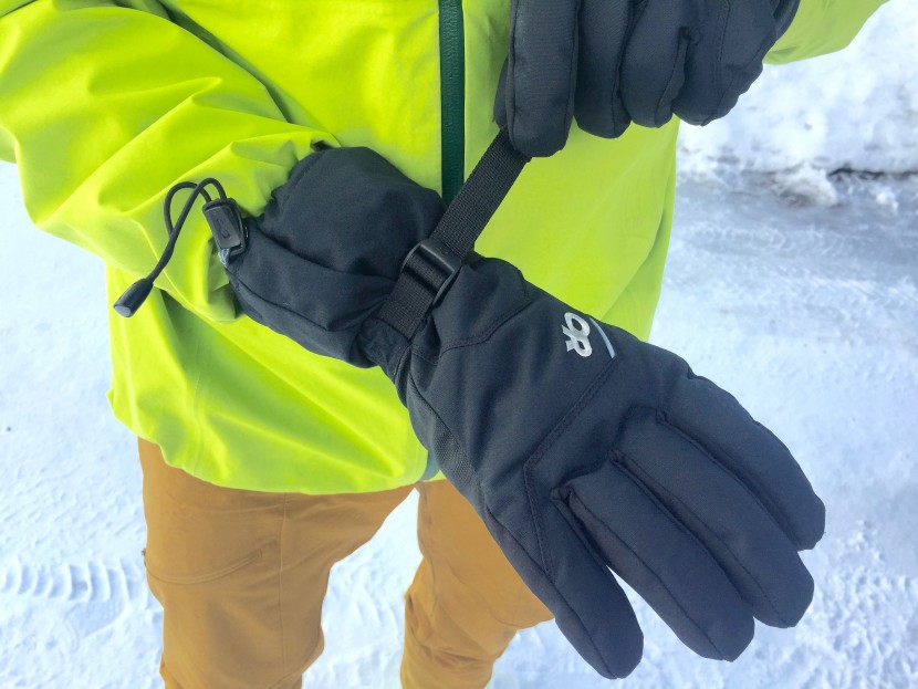 outdoor research adrenaline - the adrenaline features an effective wrist cinch strap, a good...