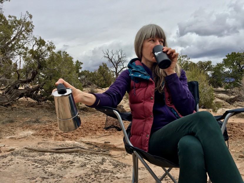 the musa makes delicious coffee, so you can start your camp morning...