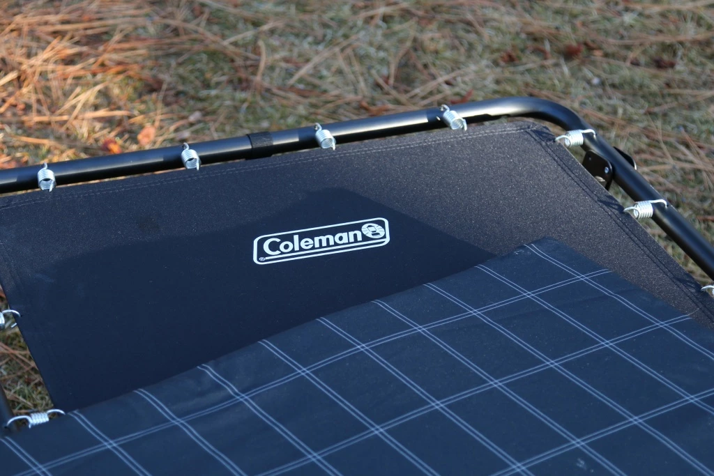 camping cot - the included mattress makes the comforsmart exceptionally comfortable.