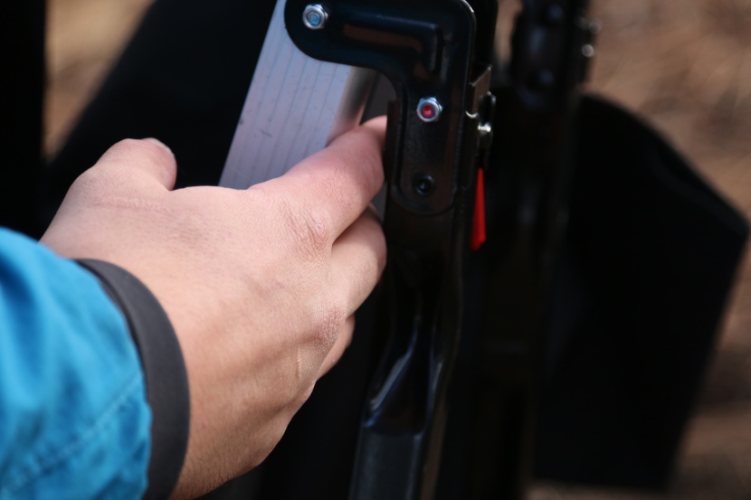 camping cot - we found it easy to pinch your fingers if you weren&#039;t careful on...