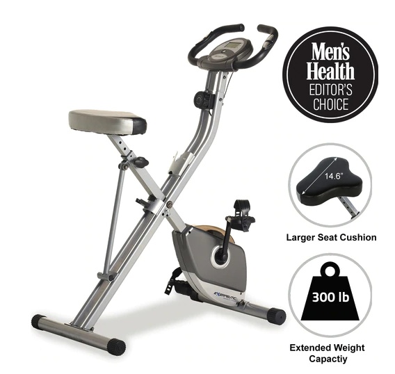 exerpeutic folding magnetic upright bike with pulse budget exercise bike review
