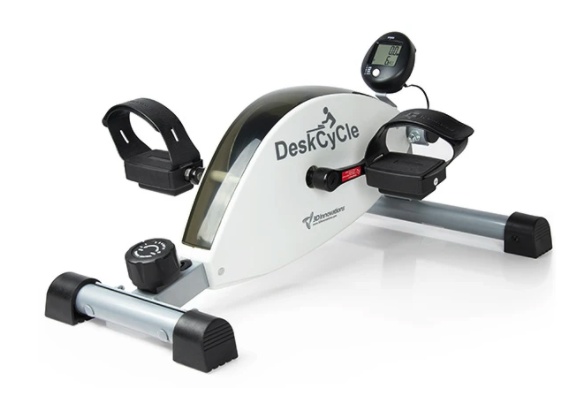 FitDesk Under Desk Bike Pedal Machine with Magnetic Resistance for Quiet,  Fluid Motion - Adjustable Tension with Digital Performance Meter
