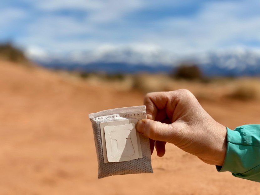 kuju pocket pour-over - the tiny kuju pouch is featherweight.