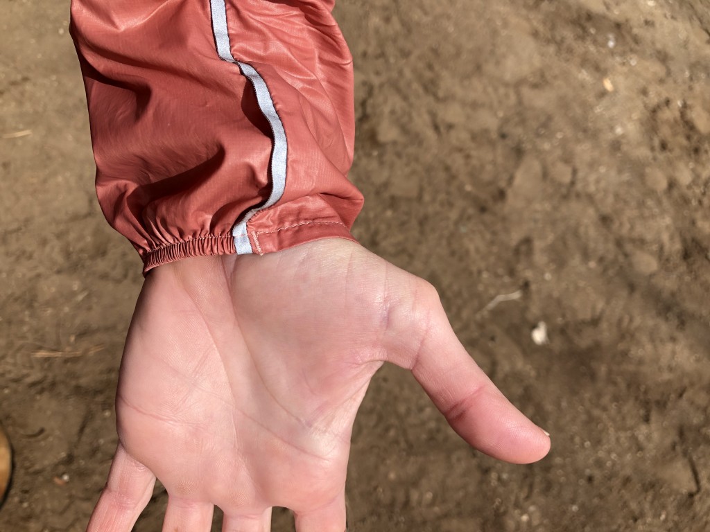 wind breaker jacket womens - reflective logos and stripes add visibility that's great to have...