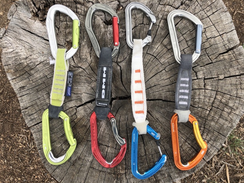 quickdraw - a selection of the high end quickdraws we have tested in recent...