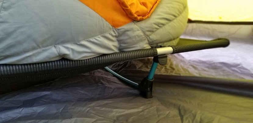 it can take a bit of effort to get the legs clipped on to the side...