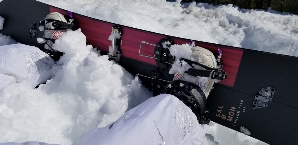 voile speed rail for women - these bindings offer plenty of control on the descent but the straps...