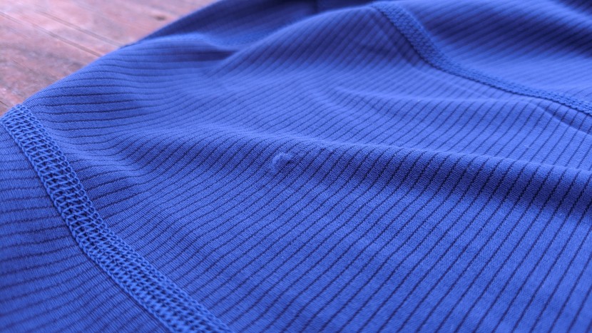 base layer men - synthetic material has the tendency to drop seams after repetitive...