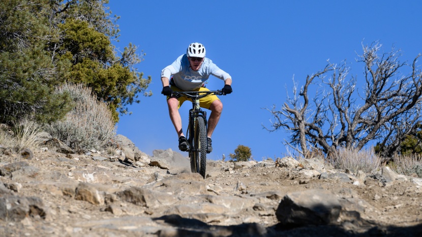 marin pine mountain 2 - this bike is a solid descender, but you can definitely find its limit.