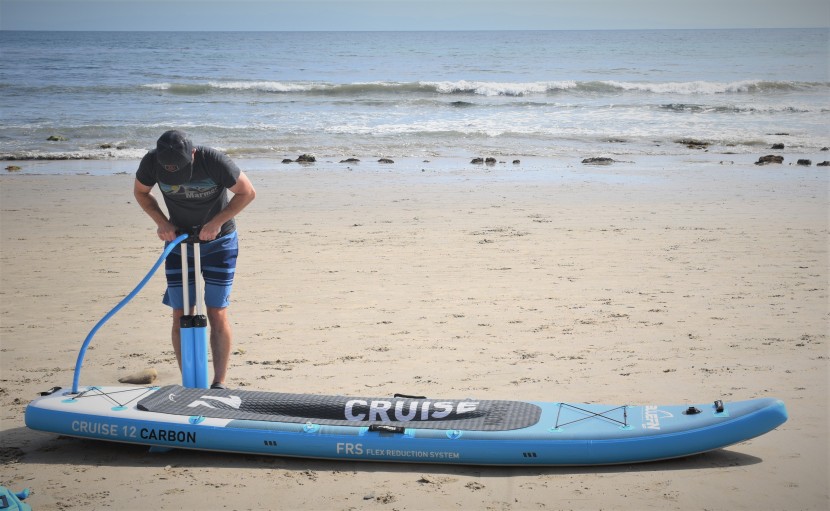 bluefin cruise carbon - any inflatable sup can be a chore to inflate. the bluefin&#039;s large...